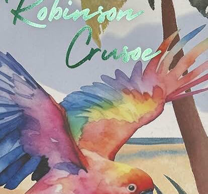 Book cover for Robinson Crusoe by Daniel Defoe