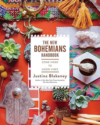 Book cover for "The New Bohemians Handbook: Come Home to Good Vibes" by Justina Blakeney