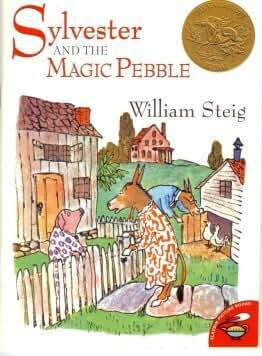 Book Cover photo of Sylvester and the magic pebble by William steig