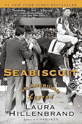 Book cover for Seabiscuit: An American Legend by Laura Hillenbrand