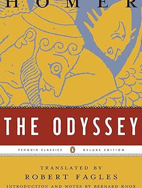 Book cover of The Odyssey by Homer