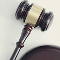 Wooden Gavel Closeup
