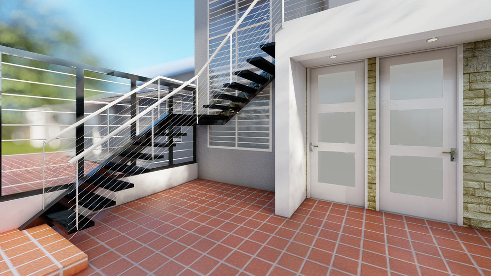 Remodelación de  vivienda Unifamiliar para generar 4 apartamentos de 100 m2 independientes.
Barrio Melendez. Cali, Valle del Cauca.
Construida con ladrillo estructural San Benito de 30 x 12x 21 bajo el sistema mampostería estructural.
Escalera flotante en estructura metálica, pisos cerámica, baños amplio, iluminación natural interior.