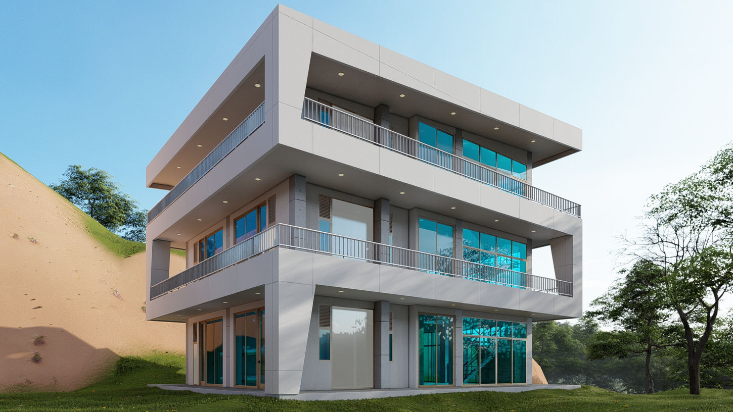 Vivienda multifamiliar para albergar mas de 20 personas, habitaciones múltiples con baño privado y aptas para camarotes, pasillos balcón (terraza) para circular libremente por las fachadas y todos cubiertos, iluminación natural sin igual. Fachada modernas, barandas en vidrio, sala comedor doble altura
Ubicada km 30, dagua , valle del cauca
Villa Iskender.