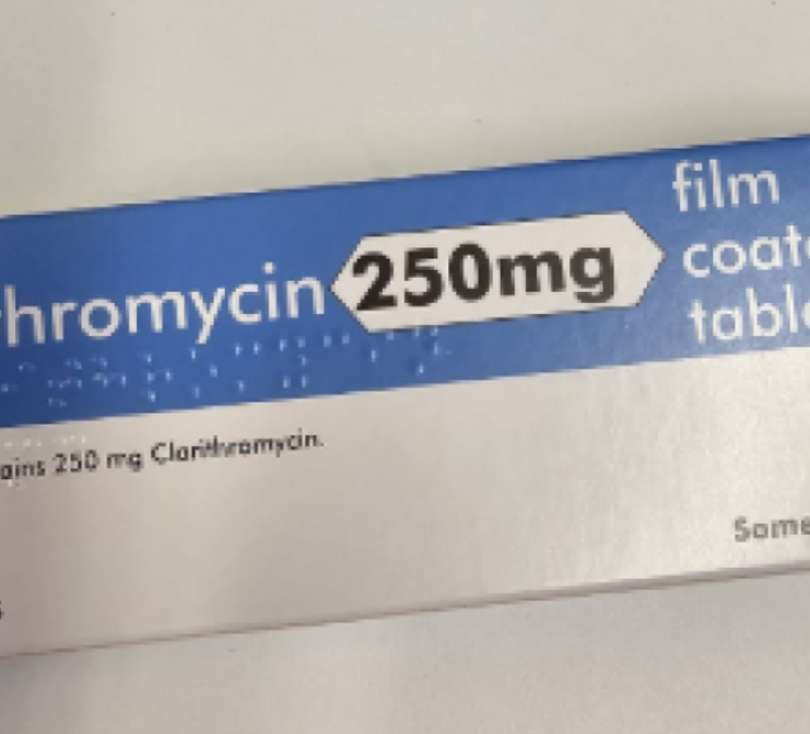 Clarithromycin 250mg - 14Tab