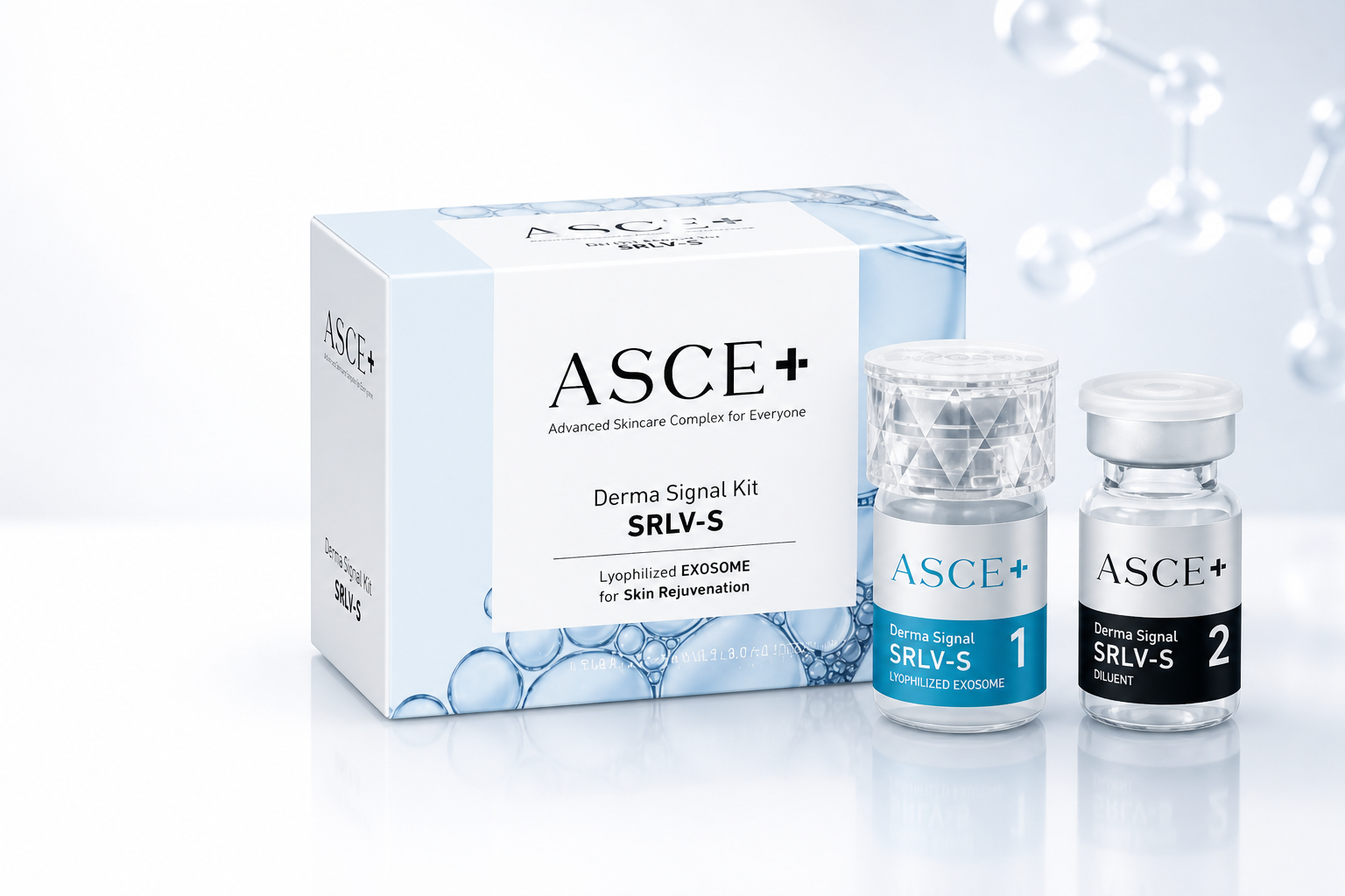 EXOSOMES ASCE+ DERMA SIGNAL KIT SRLV - 20mg + 5ml