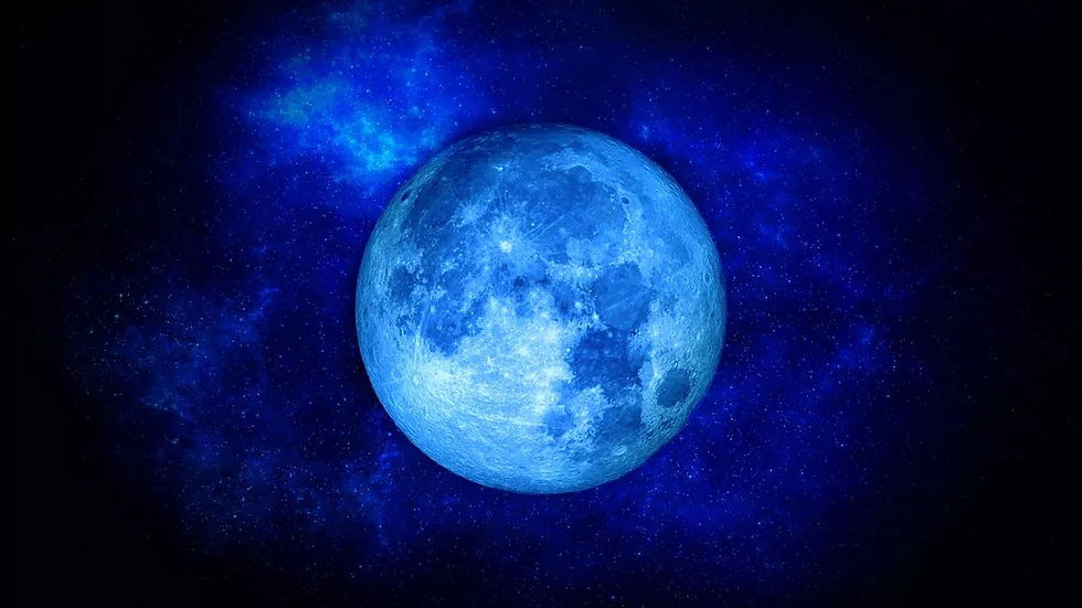 Blue supermoon