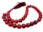 Red Jade Healing Crystal Prayer Beads for confidence, success, clarity and personal growth