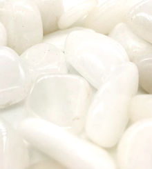  Snow Quartz tumbled stone for clarity, patience and spiritual insight