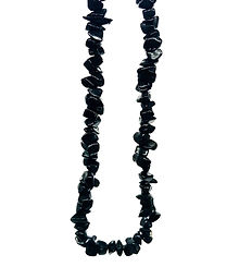  Jet chip pendant necklace for protection, grounding and emotional release