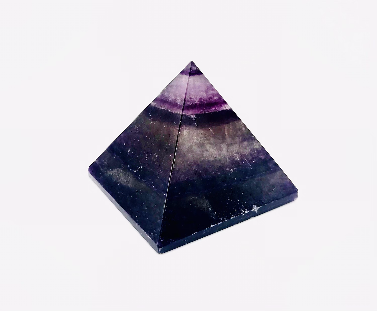 Amethyst Healing Crystal Gemstone Pyramid | Healing Energy Rocks
