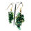 Thumbnail: Green Jade Healing Crystal Earrings for luck, clarity, ambition and emotional balance
