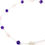 Thumbnail: Amethyst and Rose Quartz healing crystal wire necklace for love, peace, emotional healing and clarity