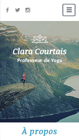 Trouvez votre modèle website templates – Professeur de Yoga