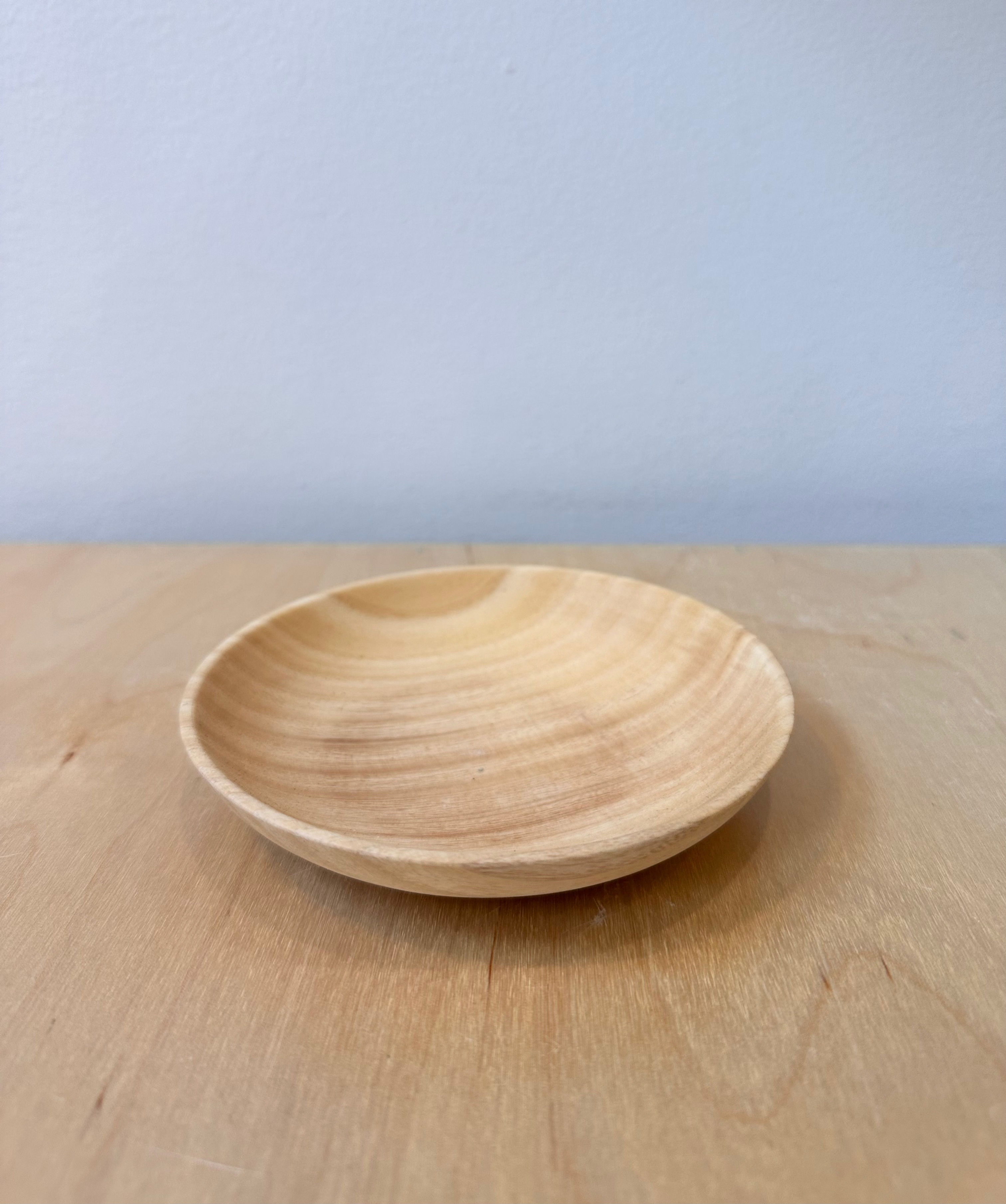 5" Handcrafted Ash Plate