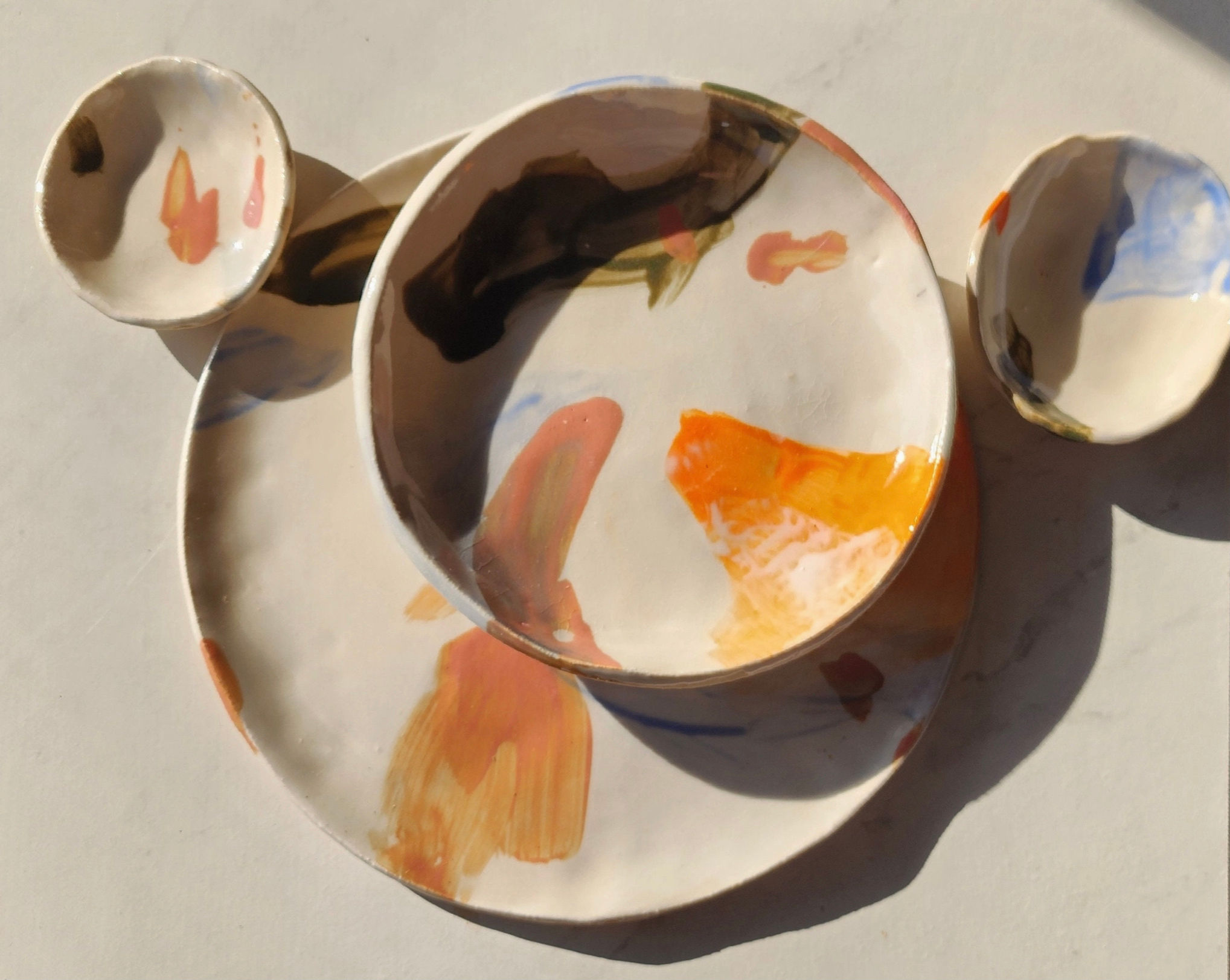 Watercolor Ceramic Stoneware