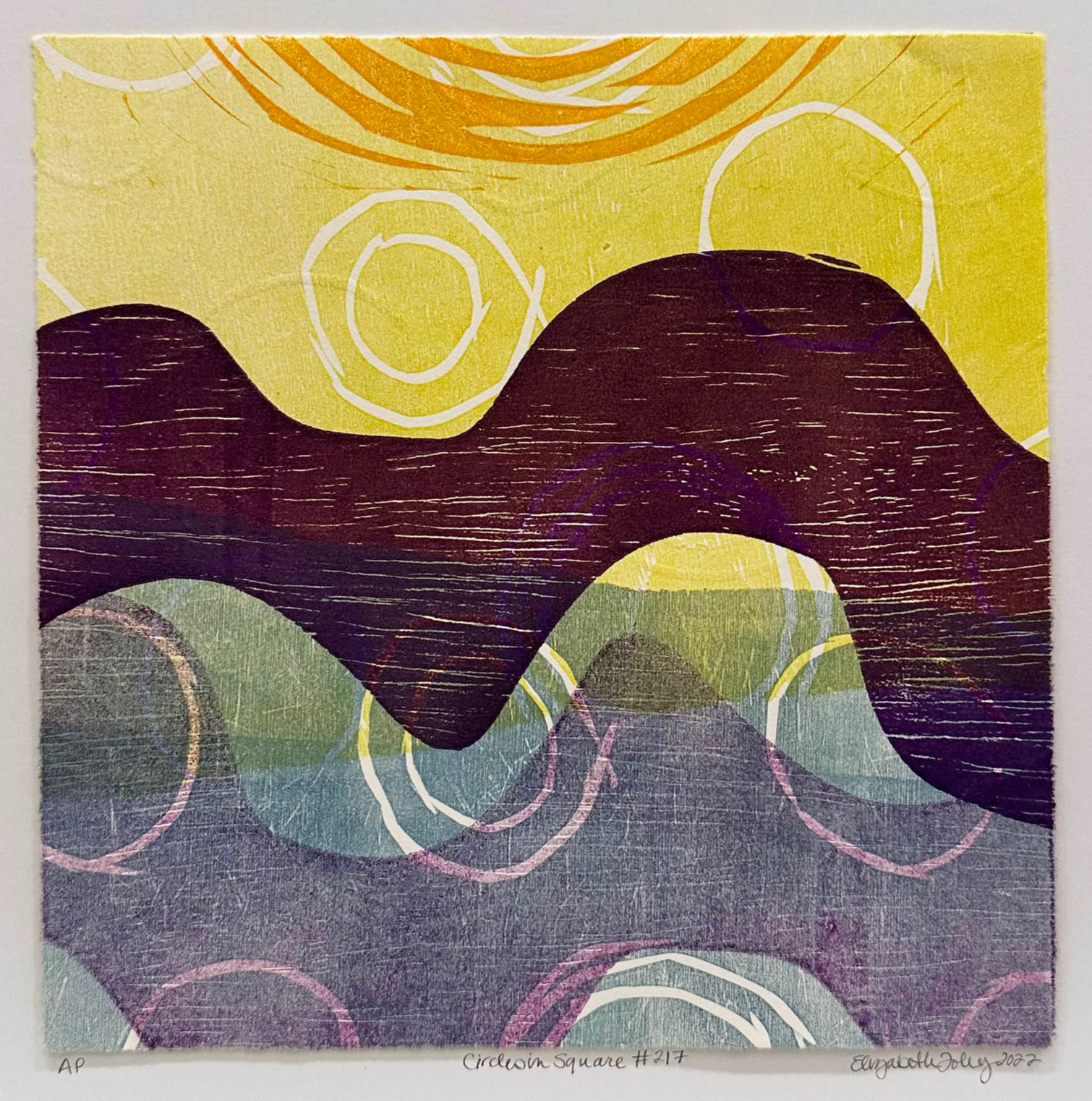 Artist Print - Circles in Square #217 (SOLD)