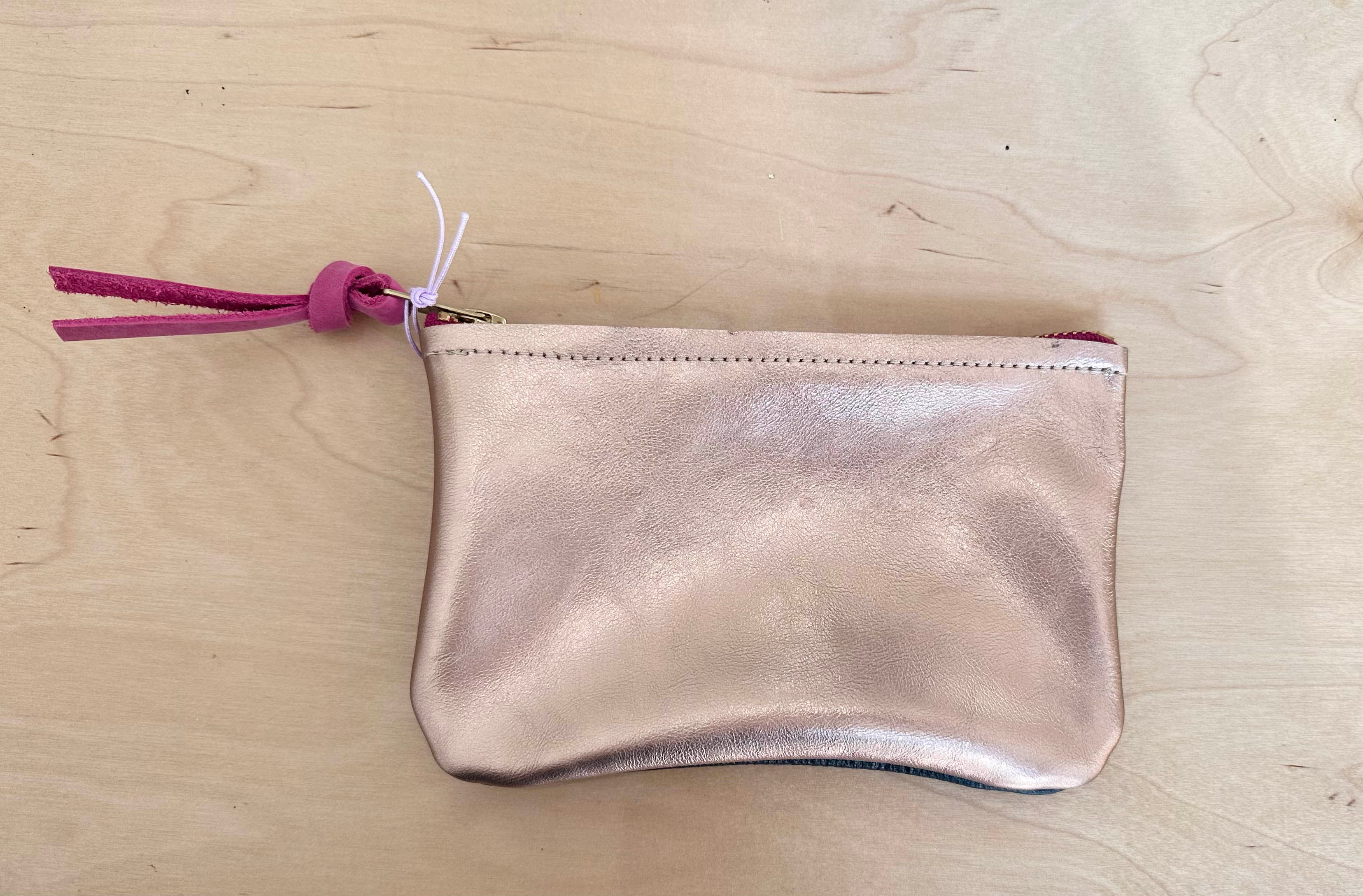 Rosy Silver/Navy Essential Pouch