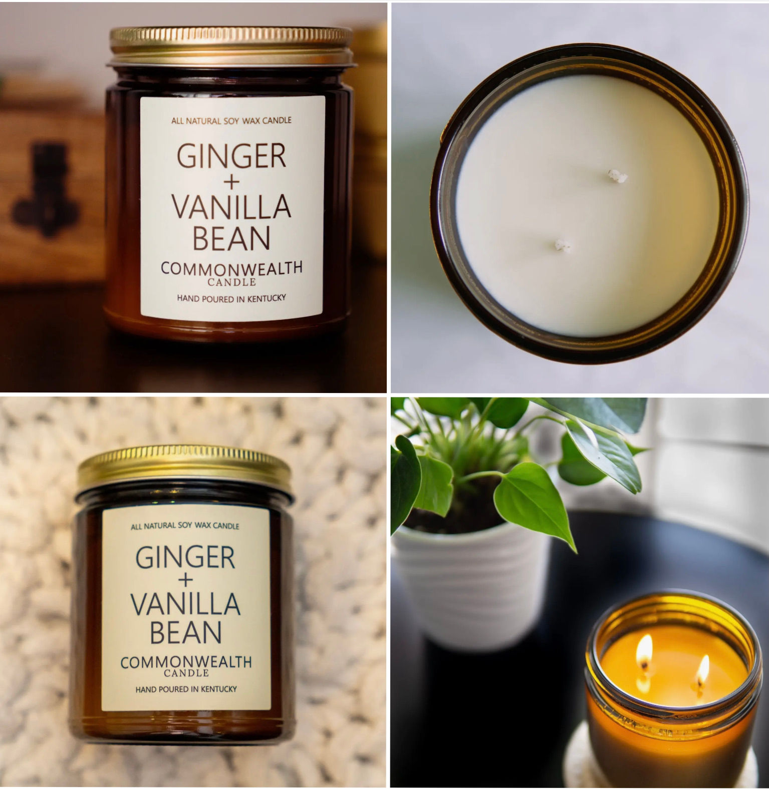 Ginger + Vanilla Candle