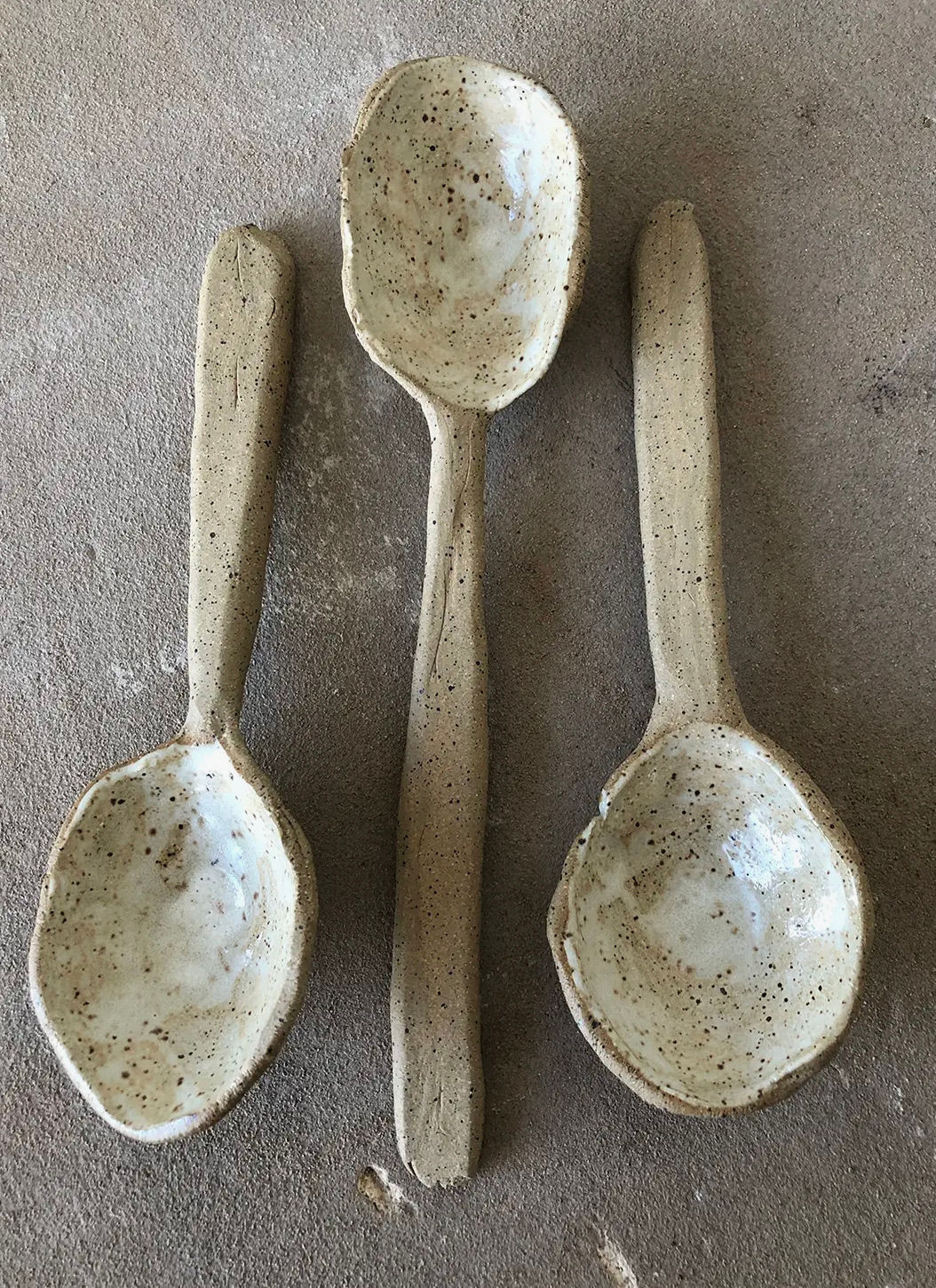 Hand Built Serving Spoons