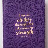 Phil. 4:13 Journal (Purple)
