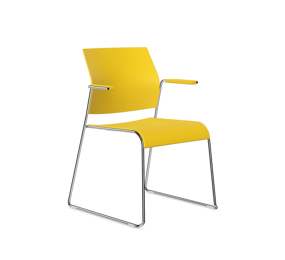 Tuck Sled Base Arm Chair