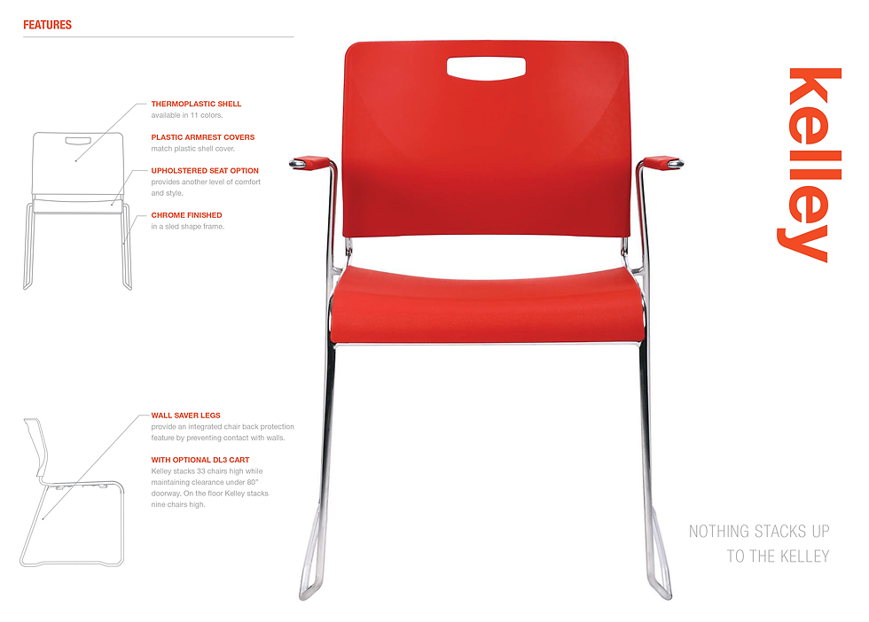 Thumbnail: Kelley Sled Base Arm Chair