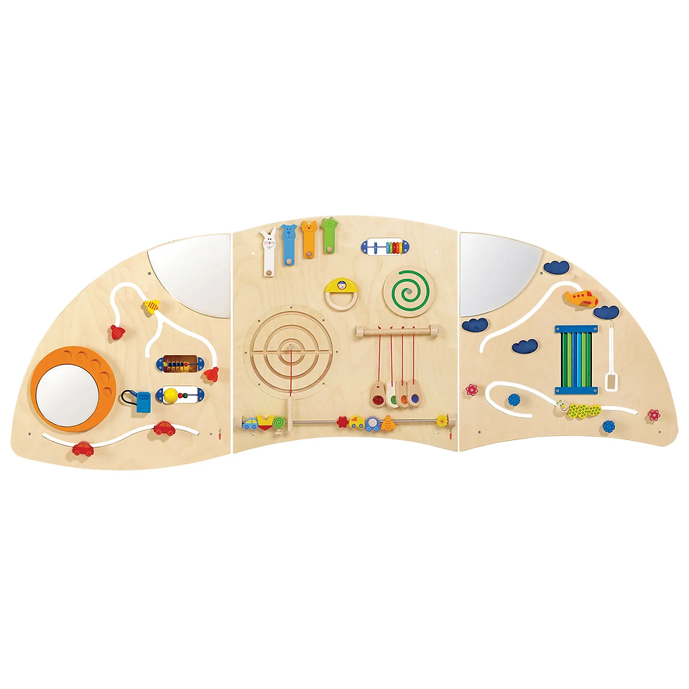 haba activity sensory 3 piece panel