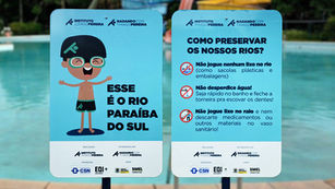 Swimming with Thiago Pereira includes actions related to the environment and social responsibility