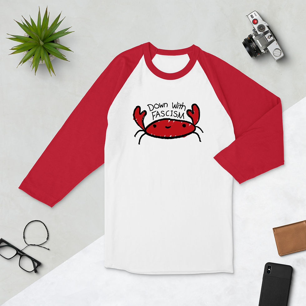 Thumbnail: Antifa Crab - Baseball T