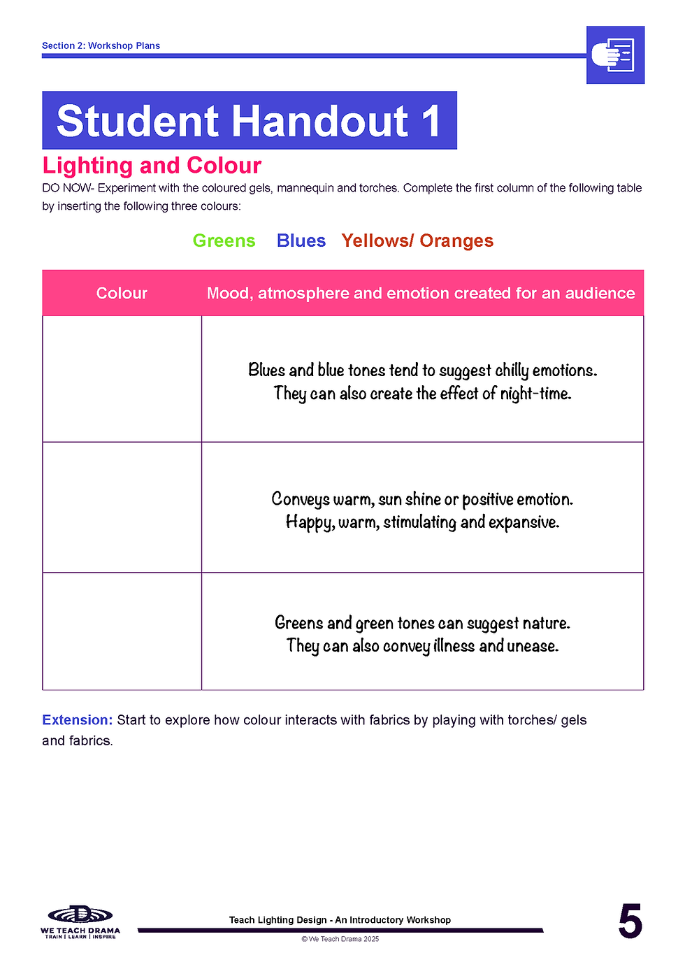 Thumbnail: Teach Lighting Design – An Introductory Workshop