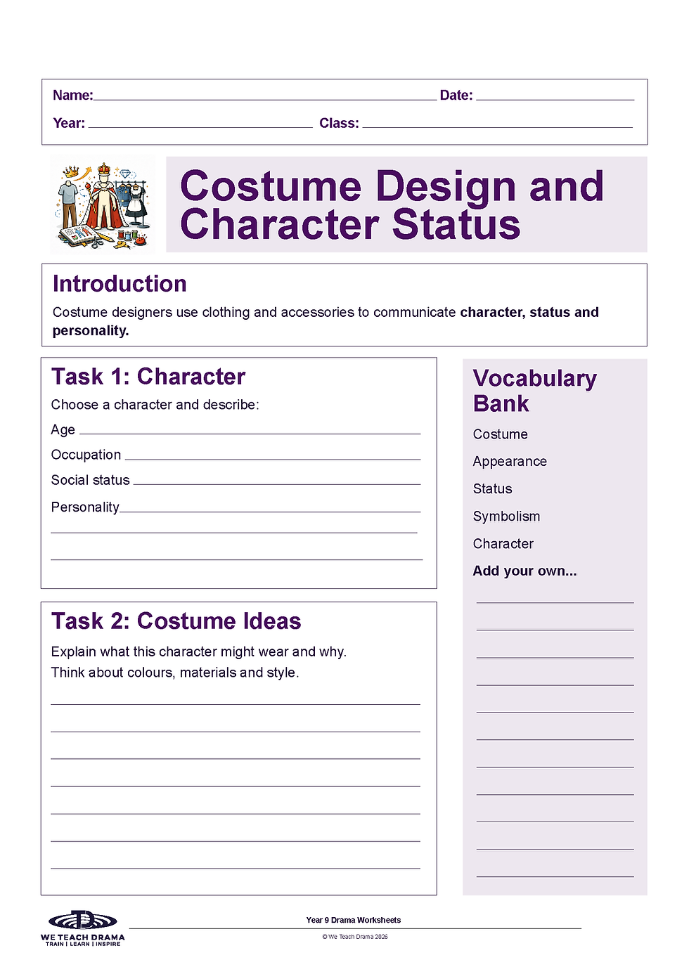 Thumbnail: Drama Cover Lesson Pack (Ages 11 to 14)