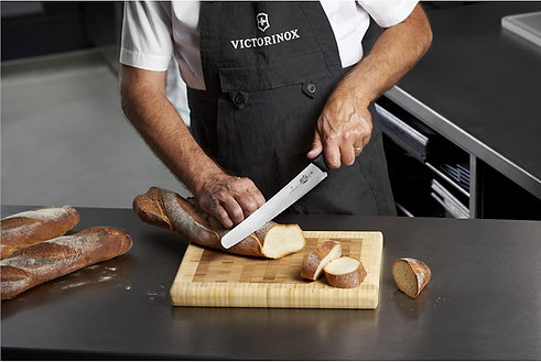 Victorinox Fibrox 10.25-Inch Bread Knife with Serrated Edge and Black Handle