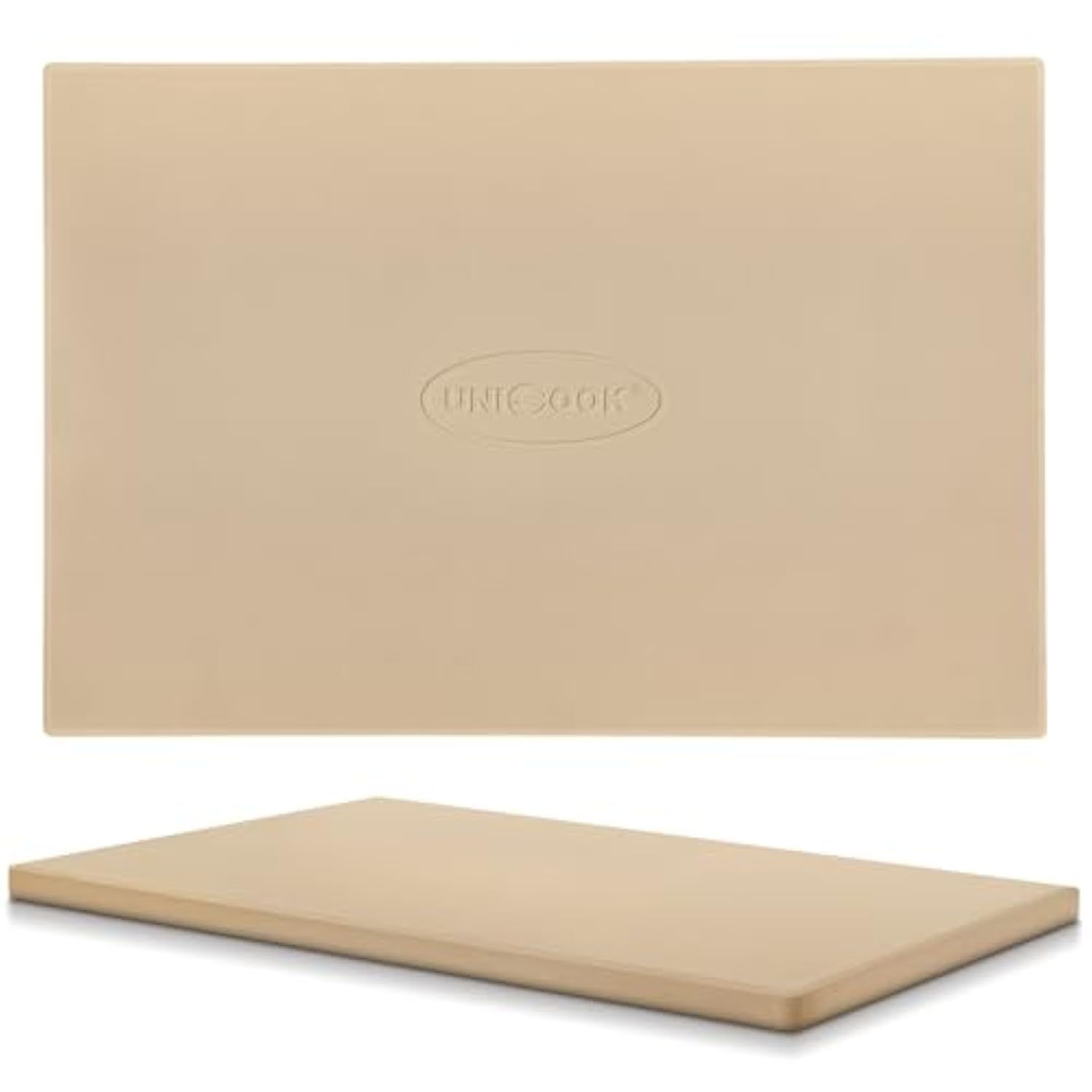 Unicook Large Pizza Stone for Oven 20 Inch, Rectangular Baking Stone 20" x 13.5