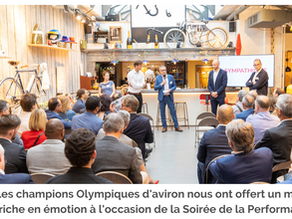 Un moment riche en émotions offert par les champions Olympiques d'aviron !
