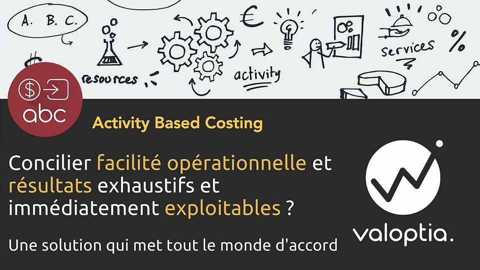 Valoptia.ABC - DAF, DSI, Contrôle de gestion, mettez tout le monde d'accord avec Valoptia.ABC