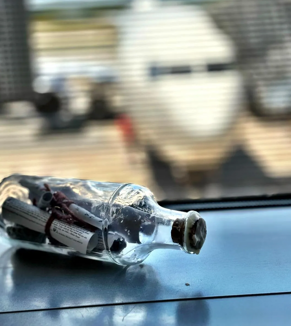 A Promise Kept: Messages [bottle of love] to Craig on the way to Rome! 06.09.2024