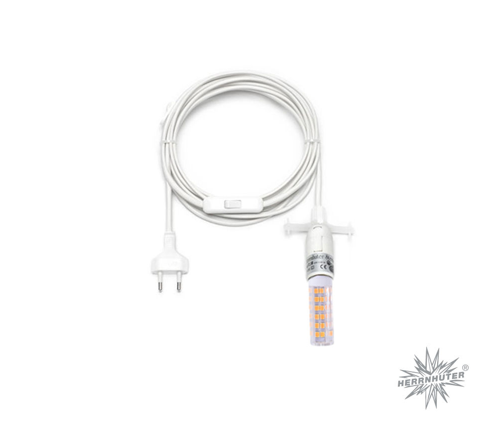 Kabel für Innensterne - mit LED, 4m