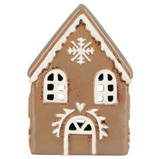 Ib Laursen - Haus f/Teelicht - Stillenat Gingerbread Schneekristall