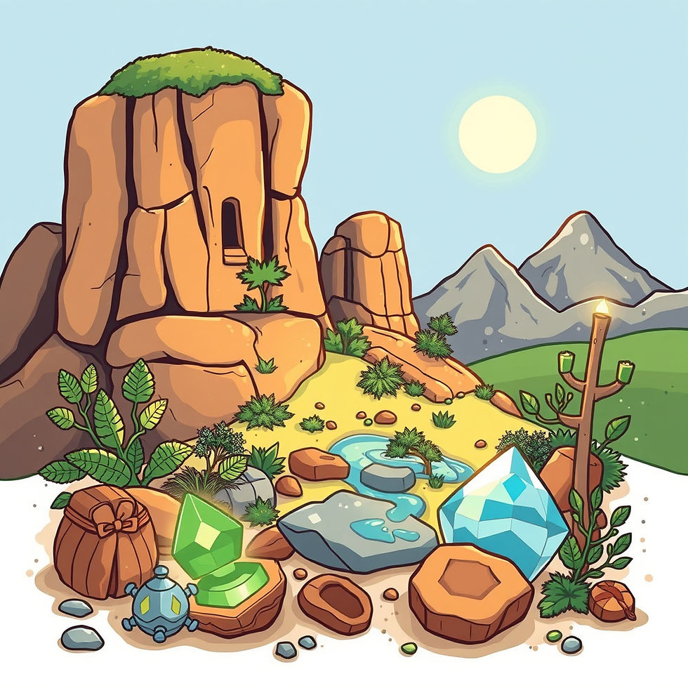 earth treasures, this is a AI post