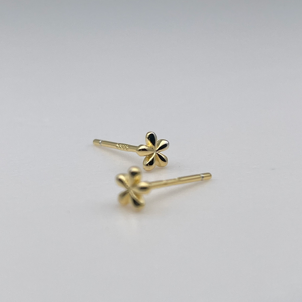 Thumbnail: Flower Minimalist Stud Earrings