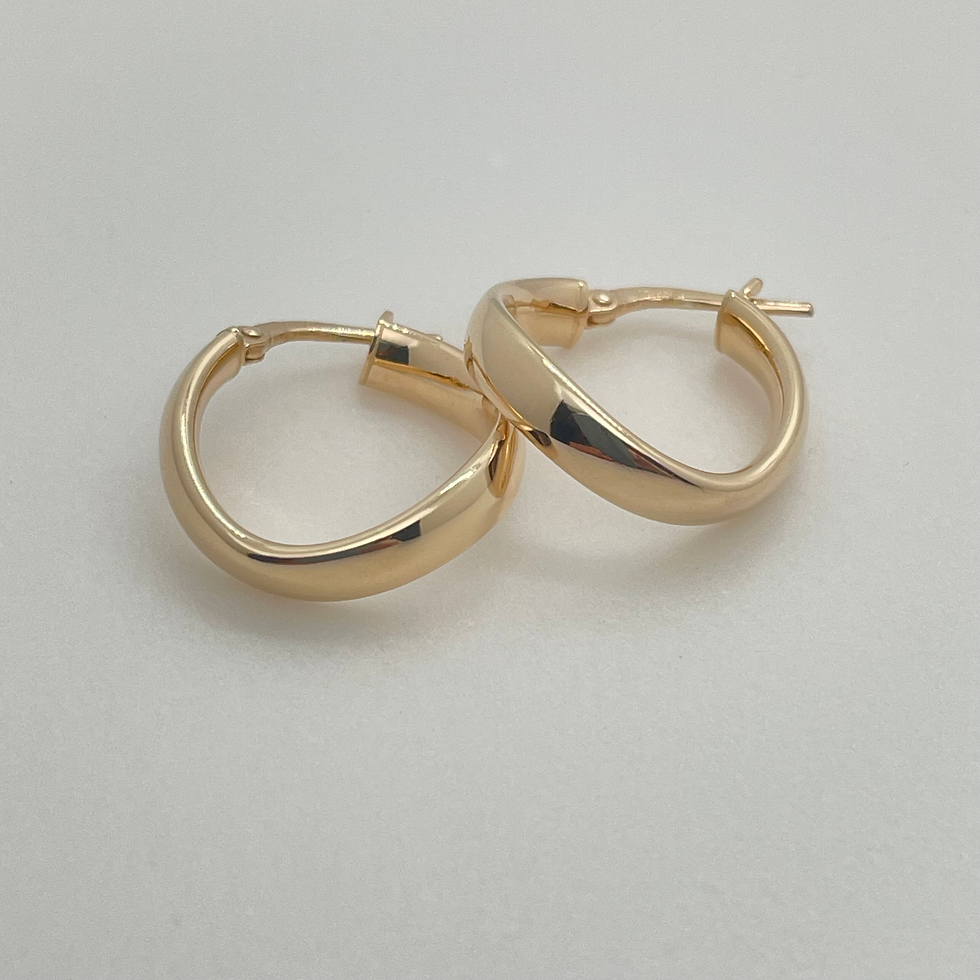 Thumbnail: 925 Silver Hollow Tube Earrings - Various Colors