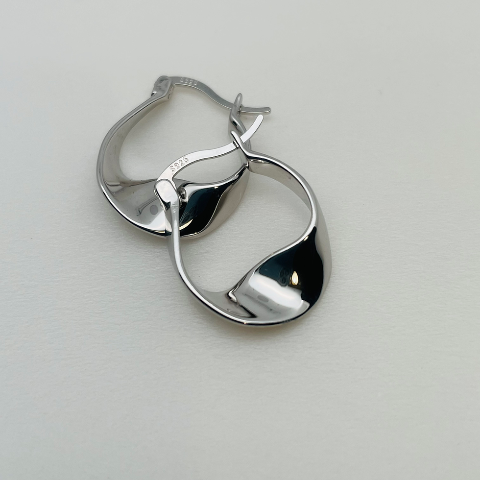 Thumbnail: Geometric Minimalist Huggie Earrings