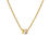 Thumbnail: Three Little Wishes with Gold, Rose Gold & Silver Rings Necklace