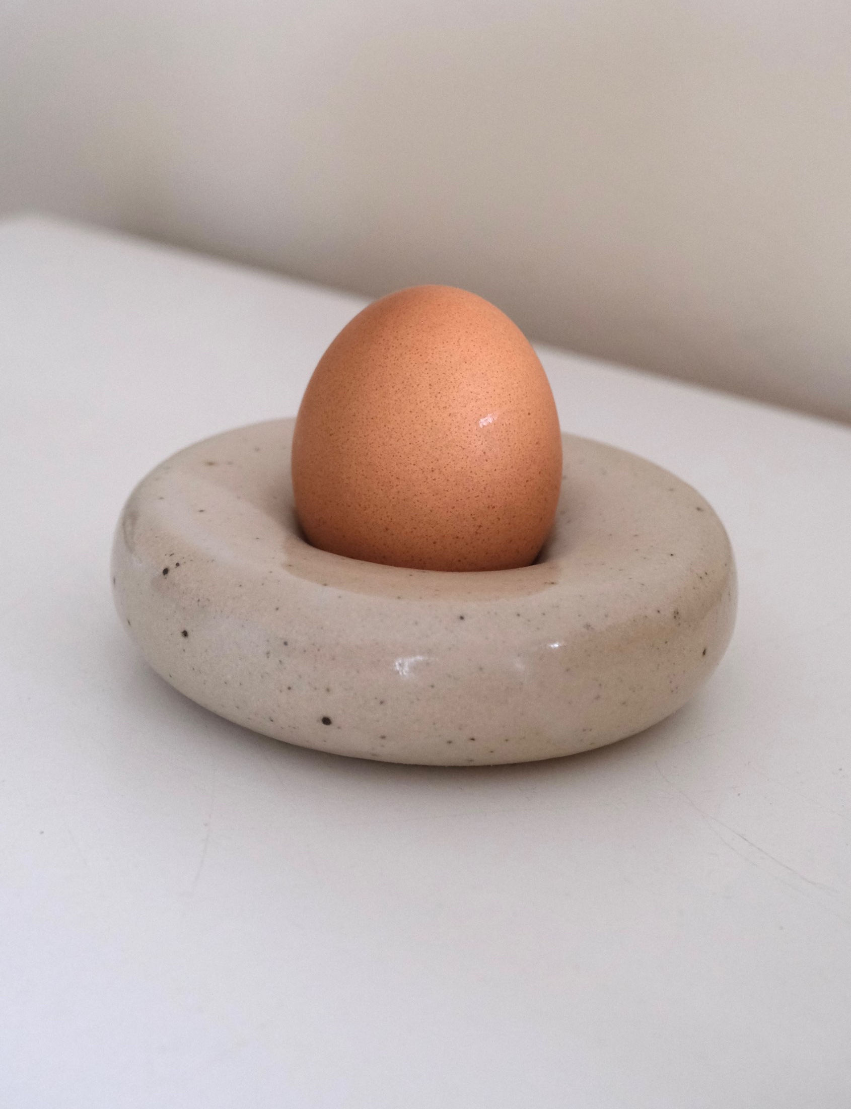Speckled egg cup