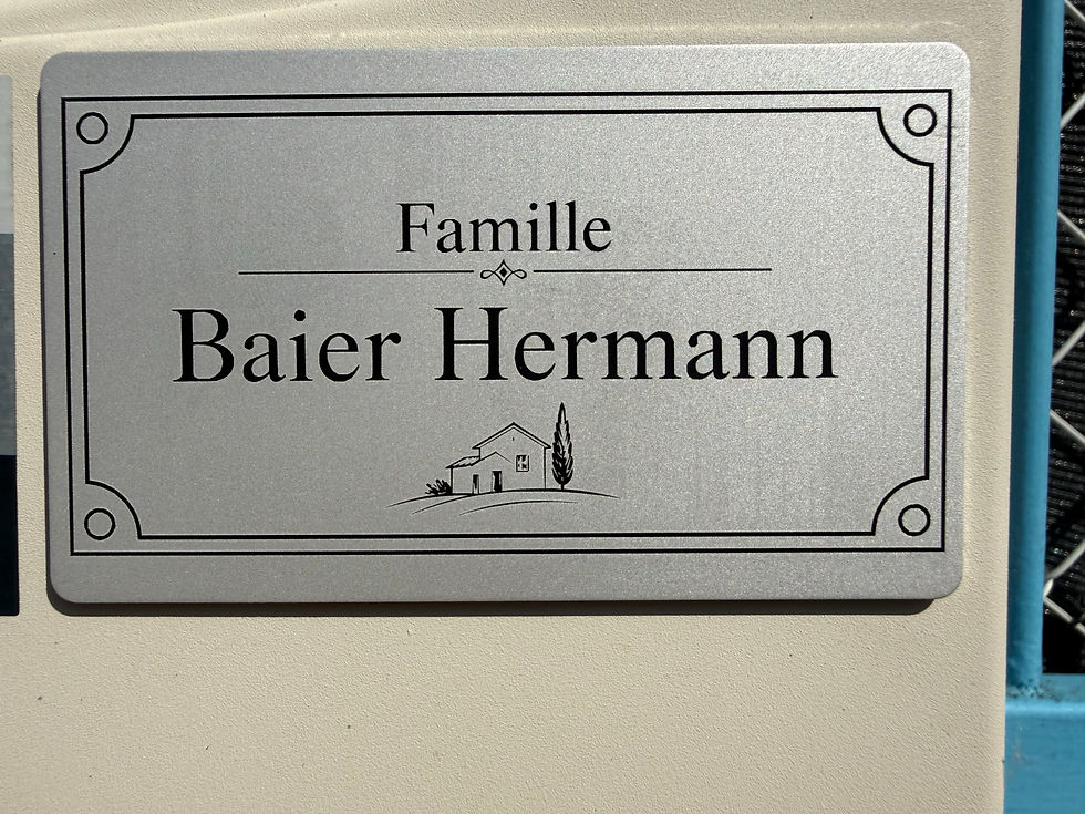 Miniature : Plaque boîte aux lettres