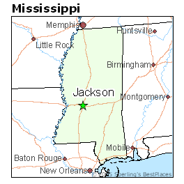 Map image of Mississippi