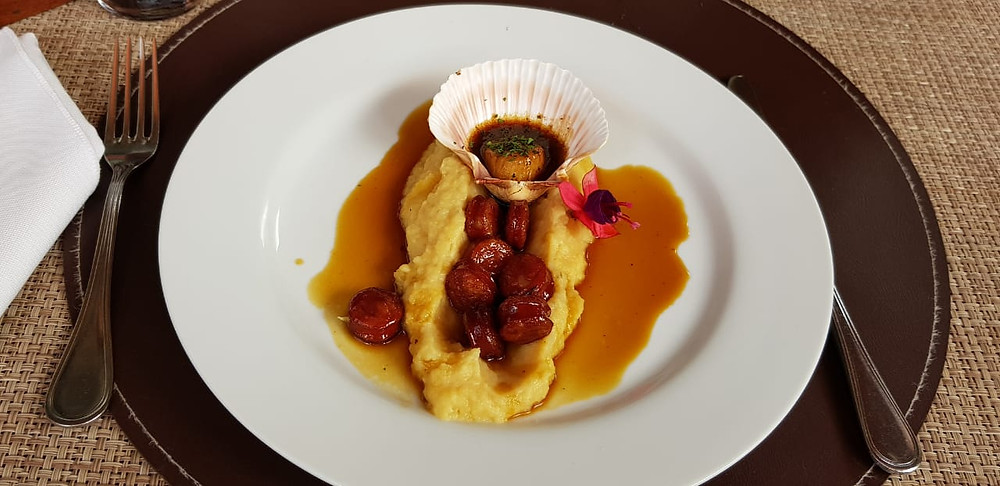 Entrada do menu JK do Villa Tevere