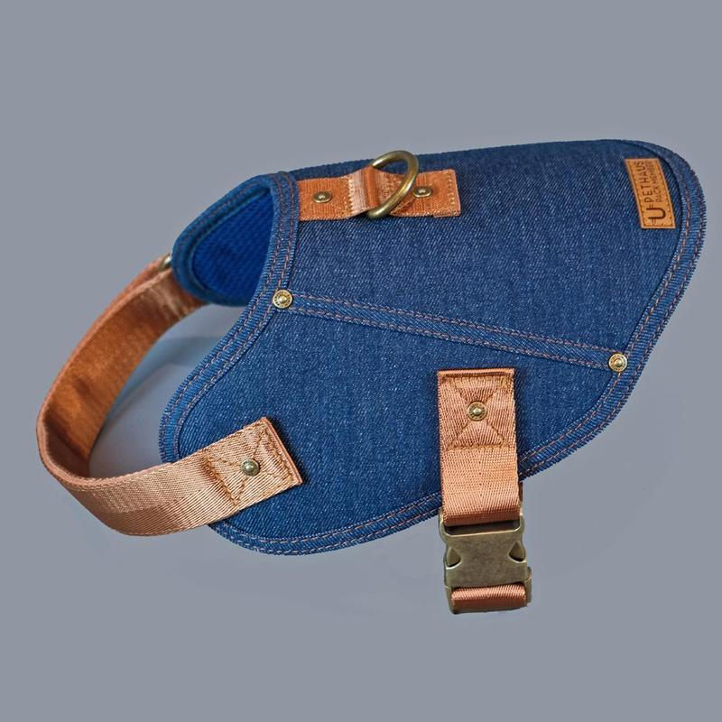 Thumbnail: Denim dog harness