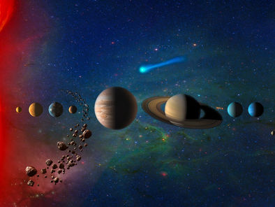 A atmosfera dos planetas vizinhos